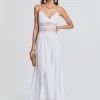 Bachelorette Party*Retrofete Brenda Long Dress White