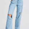 Bottoms*Retrofete Brenna Boyfriend Jean Coastline