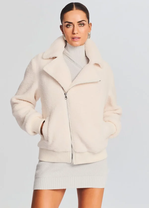 Outerwear*Retrofete Caleb Teddy Jacket Cream