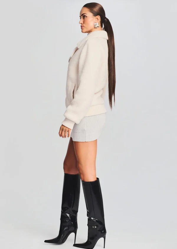 Outerwear*Retrofete Caleb Teddy Jacket Cream