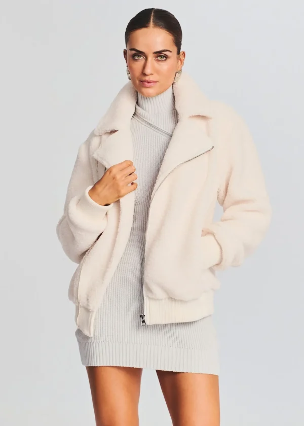 Outerwear*Retrofete Caleb Teddy Jacket Cream