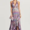 Final Sale*Retrofete Calico Dress Lilac Aurora