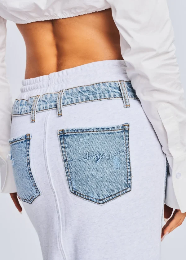 Bottoms*Retrofete Calla Maxi Skirt Tidal