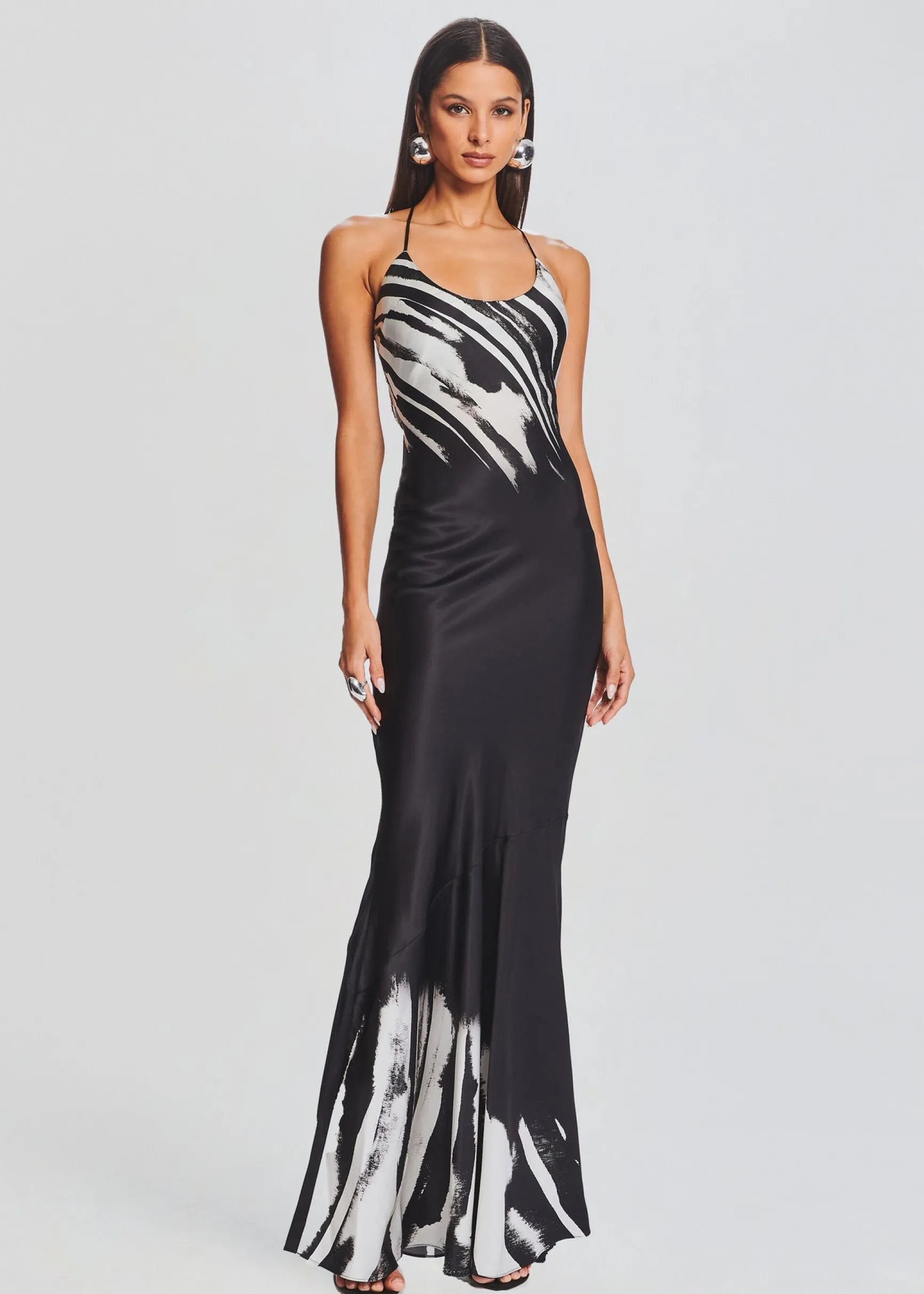cami_silk_dress_4-2.webp Dresses*Retrofete Cami Silk Dress Zebra Ink Ombre