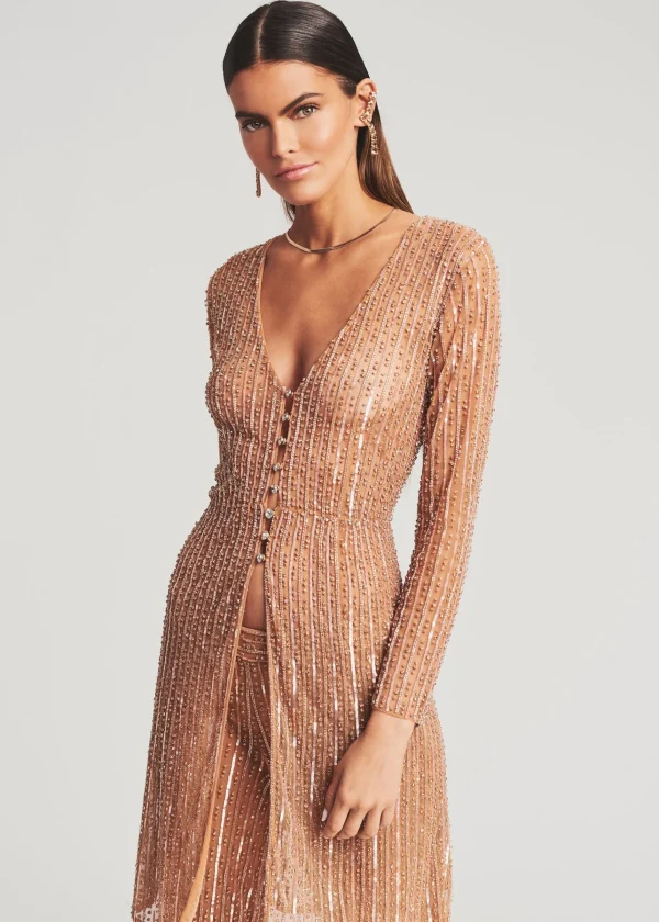 Neutral Moments*Retrofete Capri Duster Nude