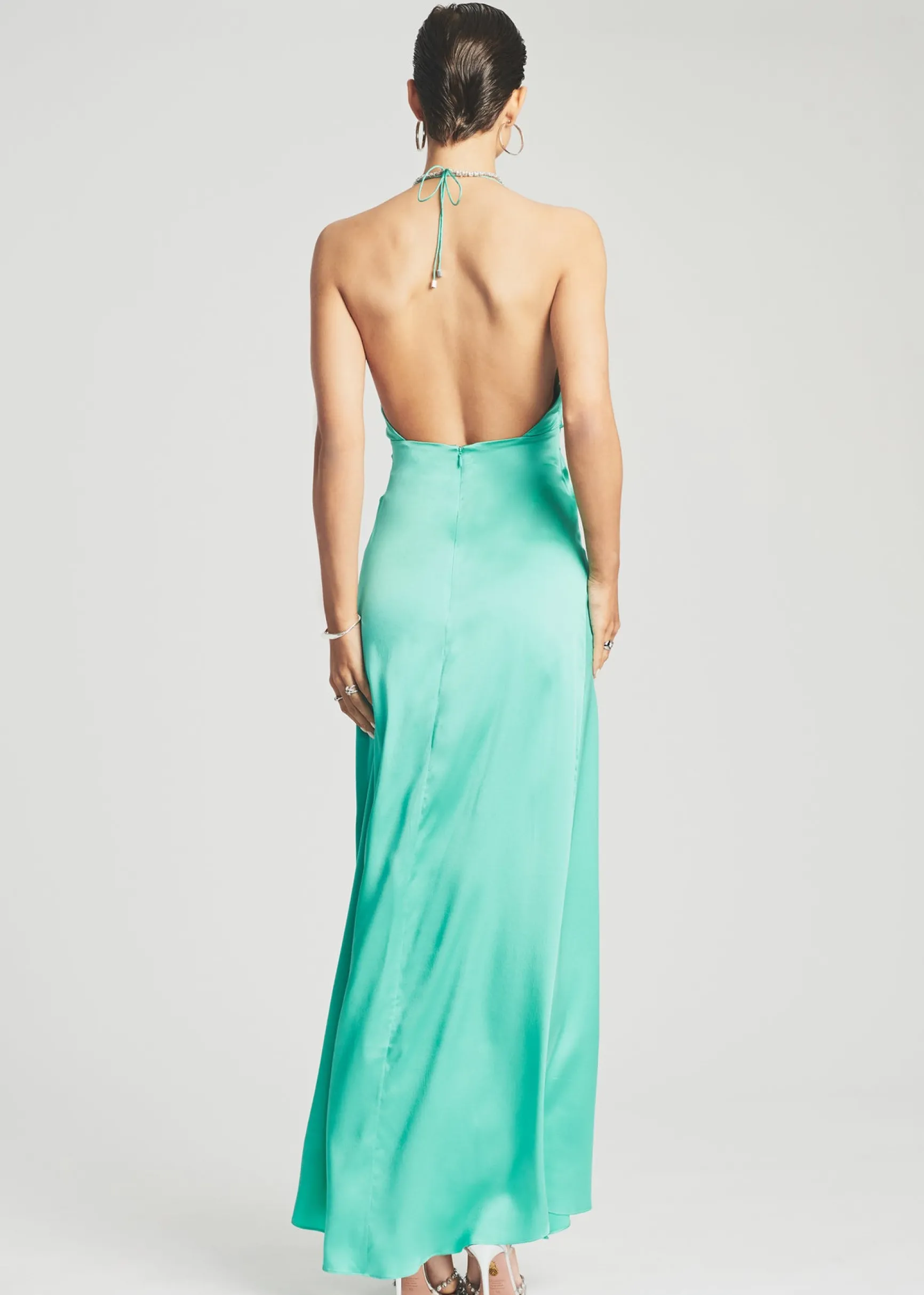 ceres_silk_dress_3-4.webp RETROFÊTE*Retrofete Ceres Silk Dress Turquoise