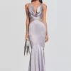 Gowns*Retrofete Chantelle Dress Mink Grey