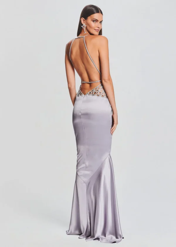 Maxi*Retrofete Chantelle Dress Mink Grey