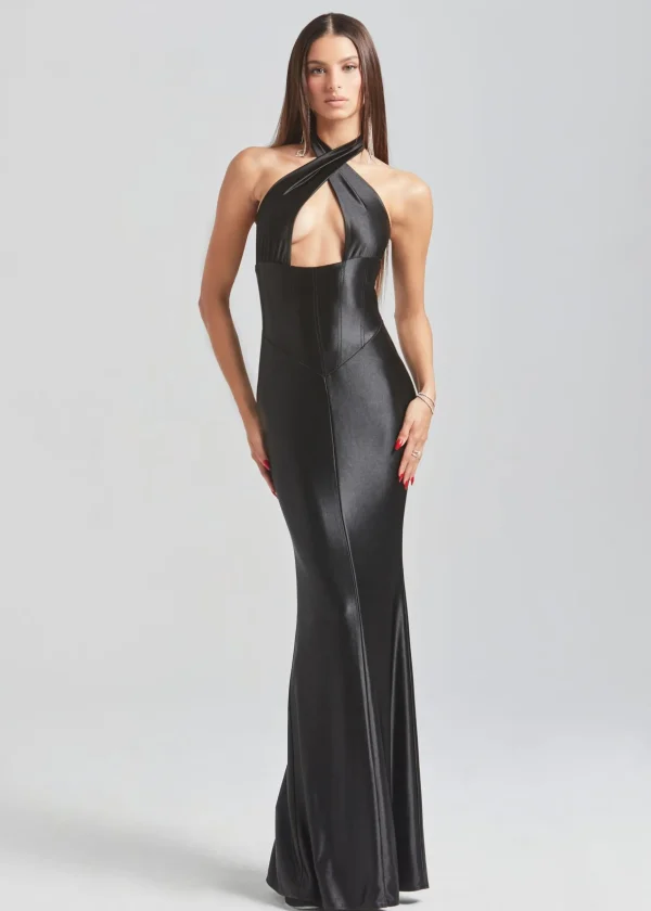 Subtle Shimmer*Retrofete Charity Dress Black