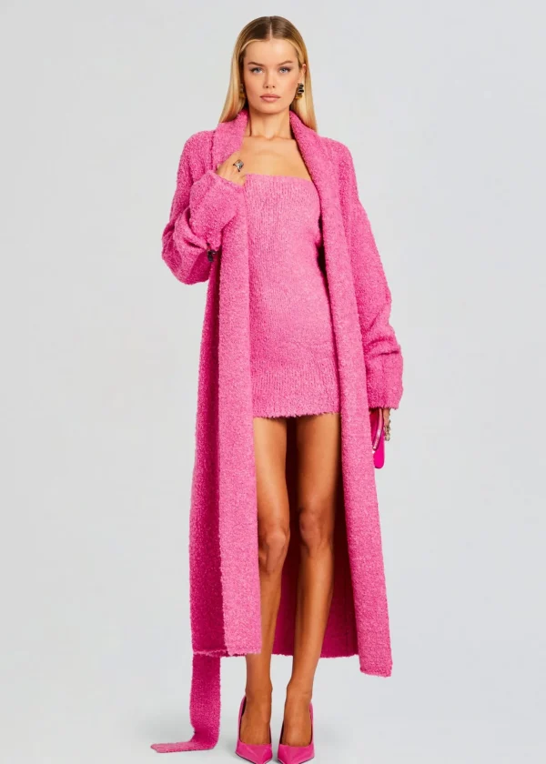 Best Sellers*Retrofete Chelsey Boucle Dress Malibu Pink