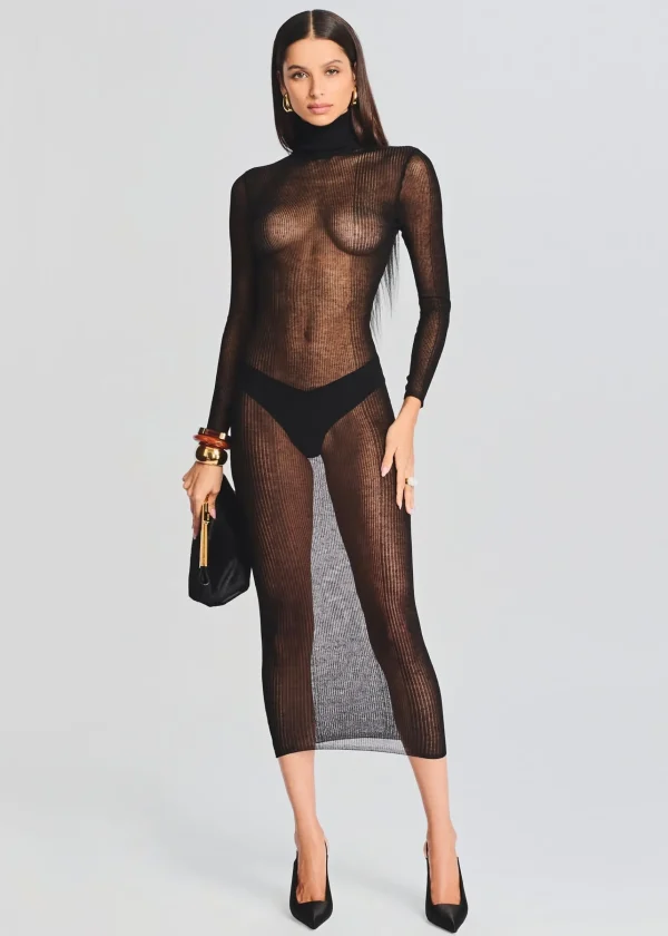 Sheer Bliss*Retrofete Christine Dress Black