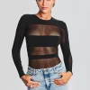 Tops*Retrofete Ciar Bodysuit Black