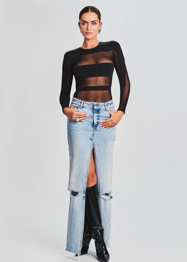 Tops*Retrofete Ciar Bodysuit Black