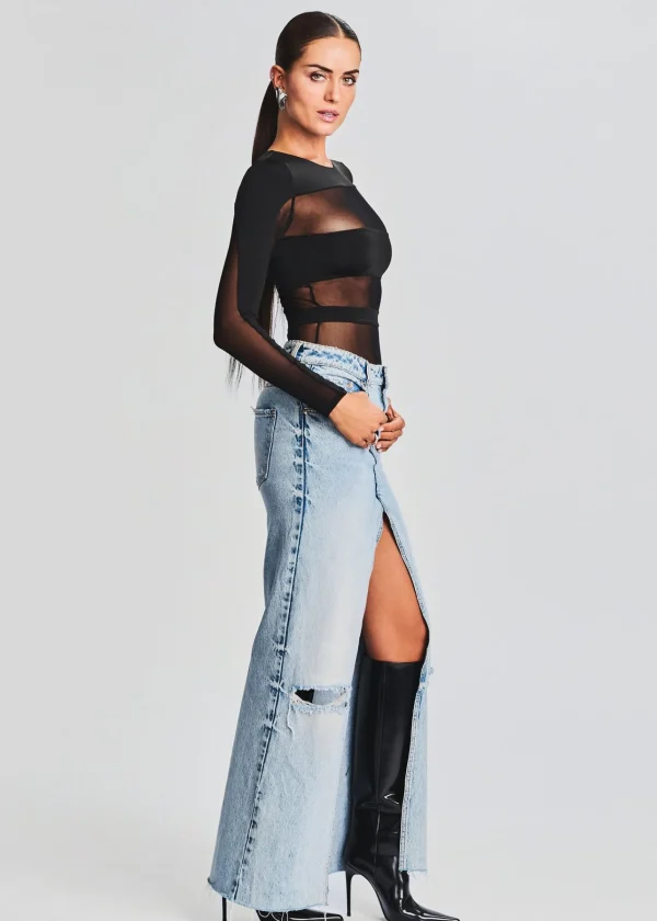 Tops*Retrofete Ciar Bodysuit Black