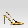 RETROFÊTE*Retrofete Cindy Slingback Heel Gold