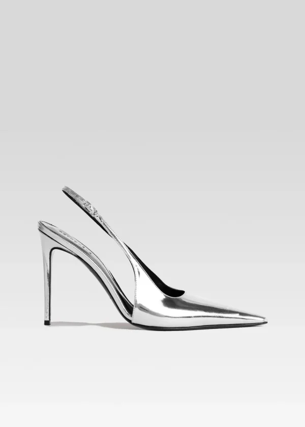 Coming Soon*Retrofete Cindy Slingback Heel Silver