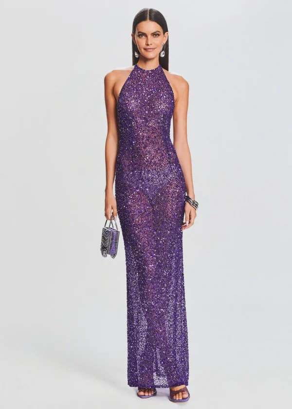 Bridal Party*Retrofete Clarisse Sequin Dress Amethyst