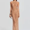 RETROFÊTE*Retrofete Clarisse Sequin Dress Champagne