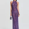 Dresses*Retrofete Clarisse Sequin Dress Amethyst