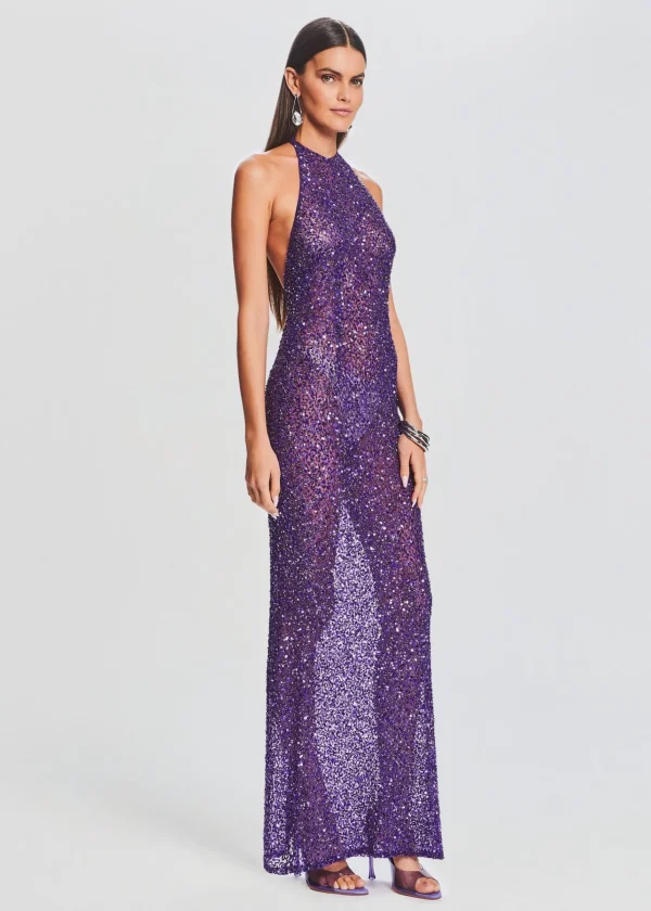 Bridal Party*Retrofete Clarisse Sequin Dress Amethyst