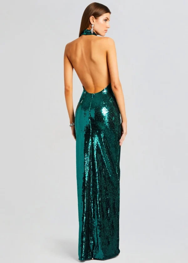 RETROFÊTE*Retrofete Cora Sequin Dress Aquamarine