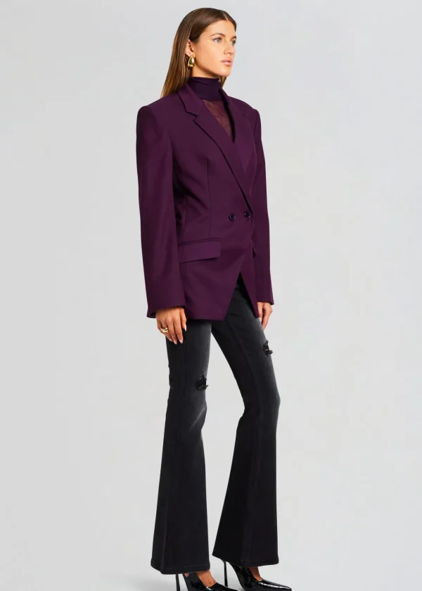 Jackets*Retrofete Cosmo Blazer Eggplant