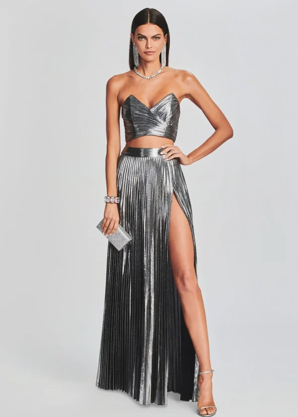 Guest Of*Retrofete Cressida Skirt Gunmetal