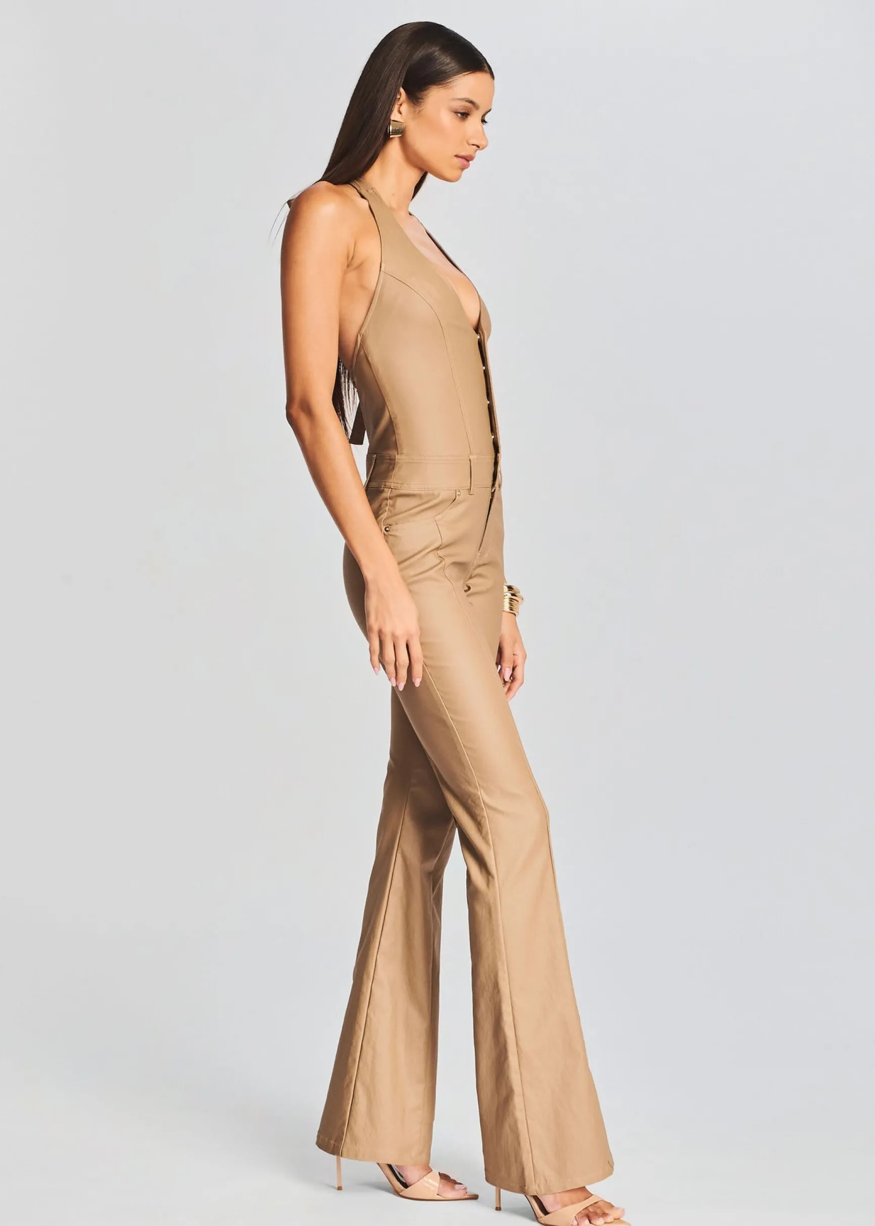cynthia_coated_denim_jump_2-4.webp Day to Night*Retrofete Cynthia Coated Denim Jumpsuit Coated Tannin