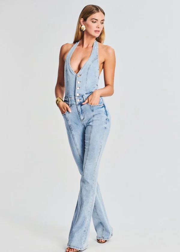 Best Sellers*Retrofete Cynthia Jumspuit Vintage Celeste