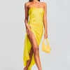 Guest Of*Retrofete Dalia Maxi Dress Citric