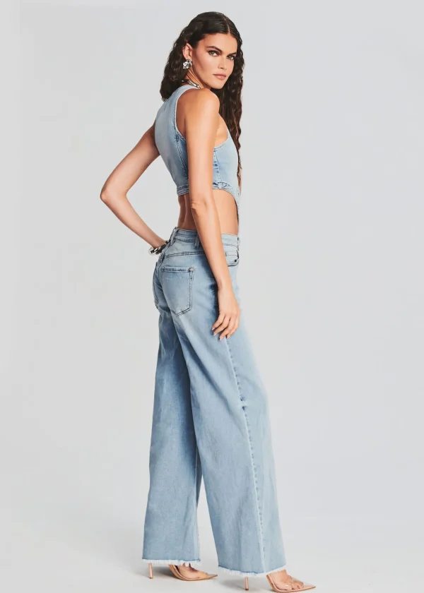 Jumpsuits*Retrofete Dallas Denim Jumpsuit Coastline
