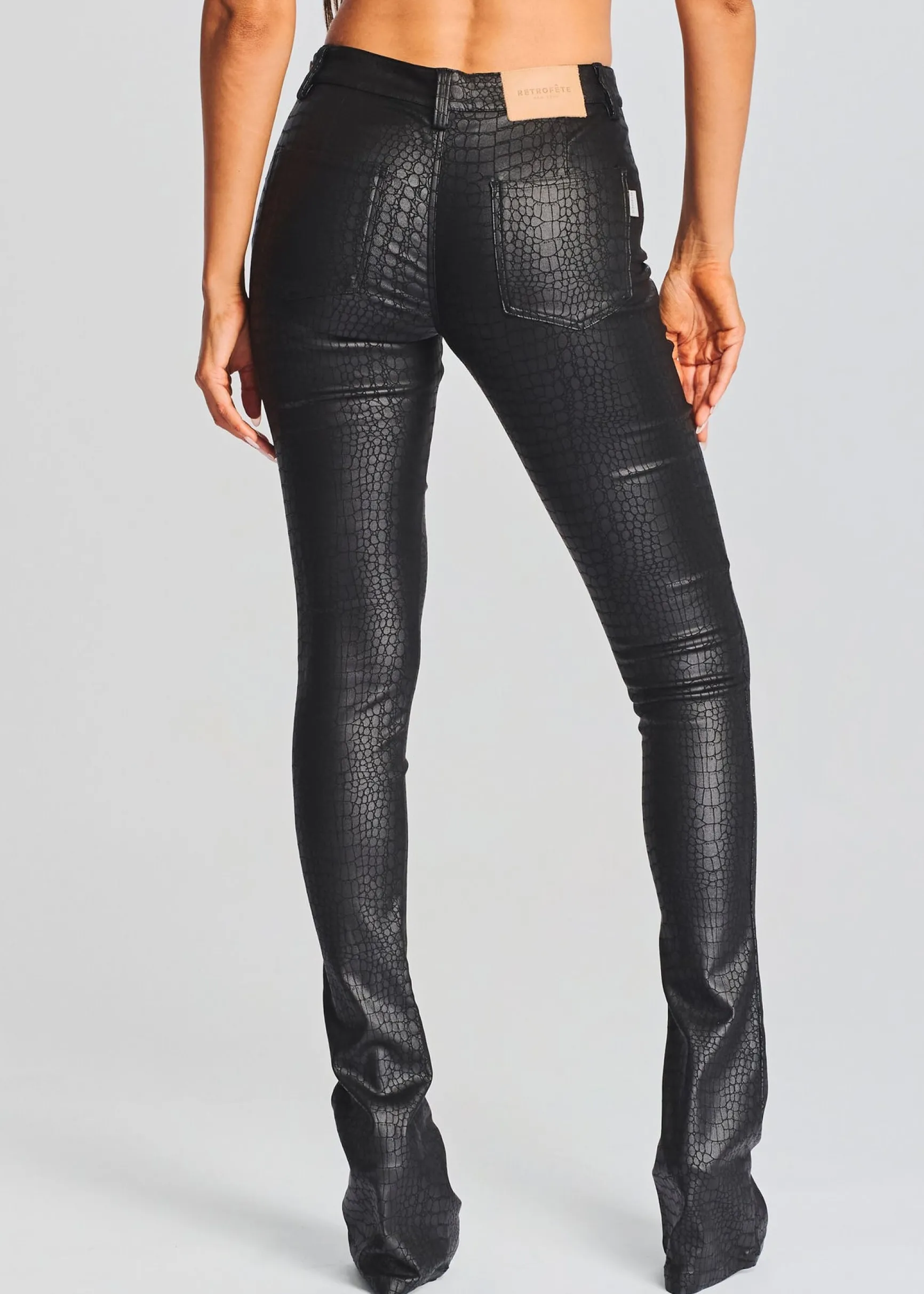 danica_coated_denim_pant_3-4.webp Bottoms*Retrofete Danica Coated Denim Pant Gator