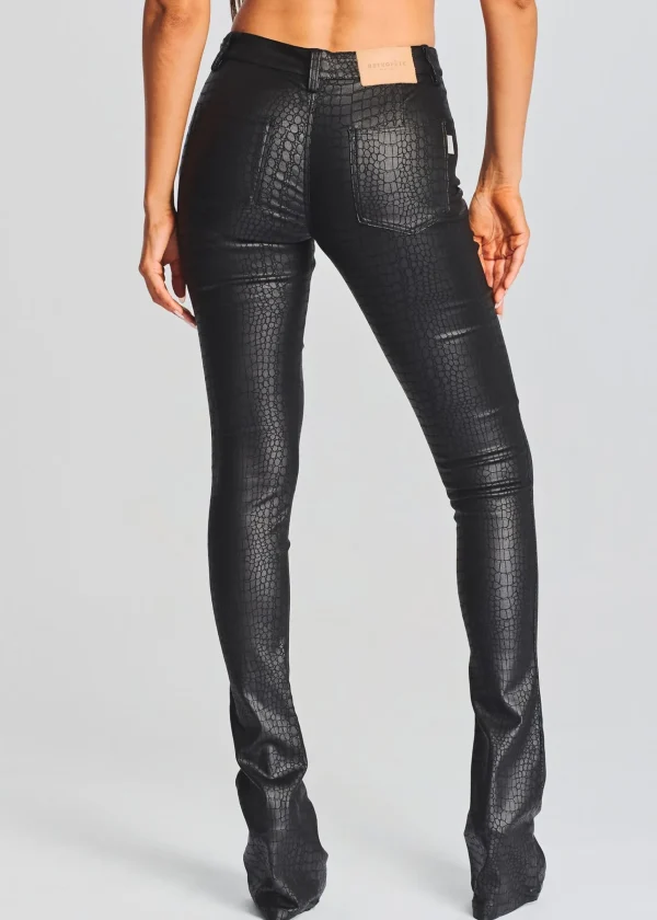 Denim*Retrofete Danica Coated Denim Pant Gator