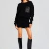 Mini*Retrofete Daniella Sweater Dress Black