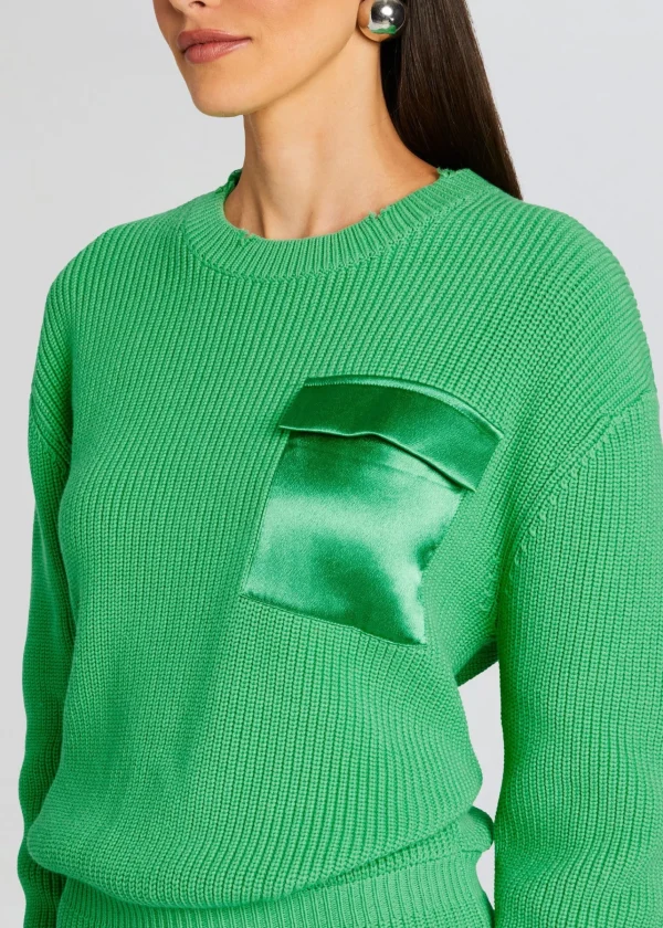 Spring Knits*Retrofete Daniella Sweater Dress Pistachio