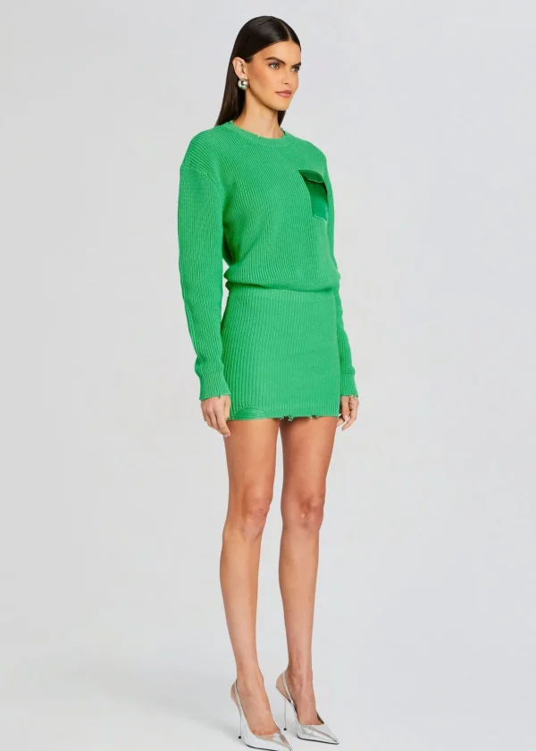 Spring Knits*Retrofete Daniella Sweater Dress Pistachio