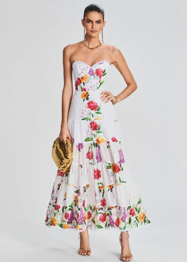 The Destination Bride*Retrofete Danny Long Dress White Bonita