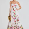 Dresses*Retrofete Danny Long Dress White Bonita