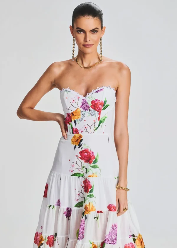 Dresses*Retrofete Danny Long Dress White Bonita