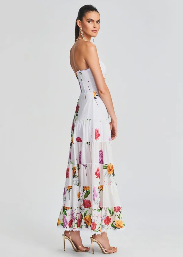 Dresses*Retrofete Danny Long Dress White Bonita