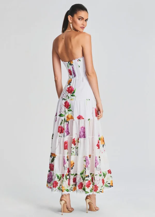 Dresses*Retrofete Danny Long Dress White Bonita