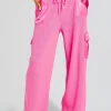 Spring Knits*Retrofete Daph Knit Cargo Pant Malibu Pink