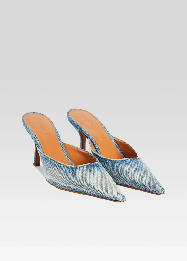 Day to Night*Retrofete Daphne Mule Denim