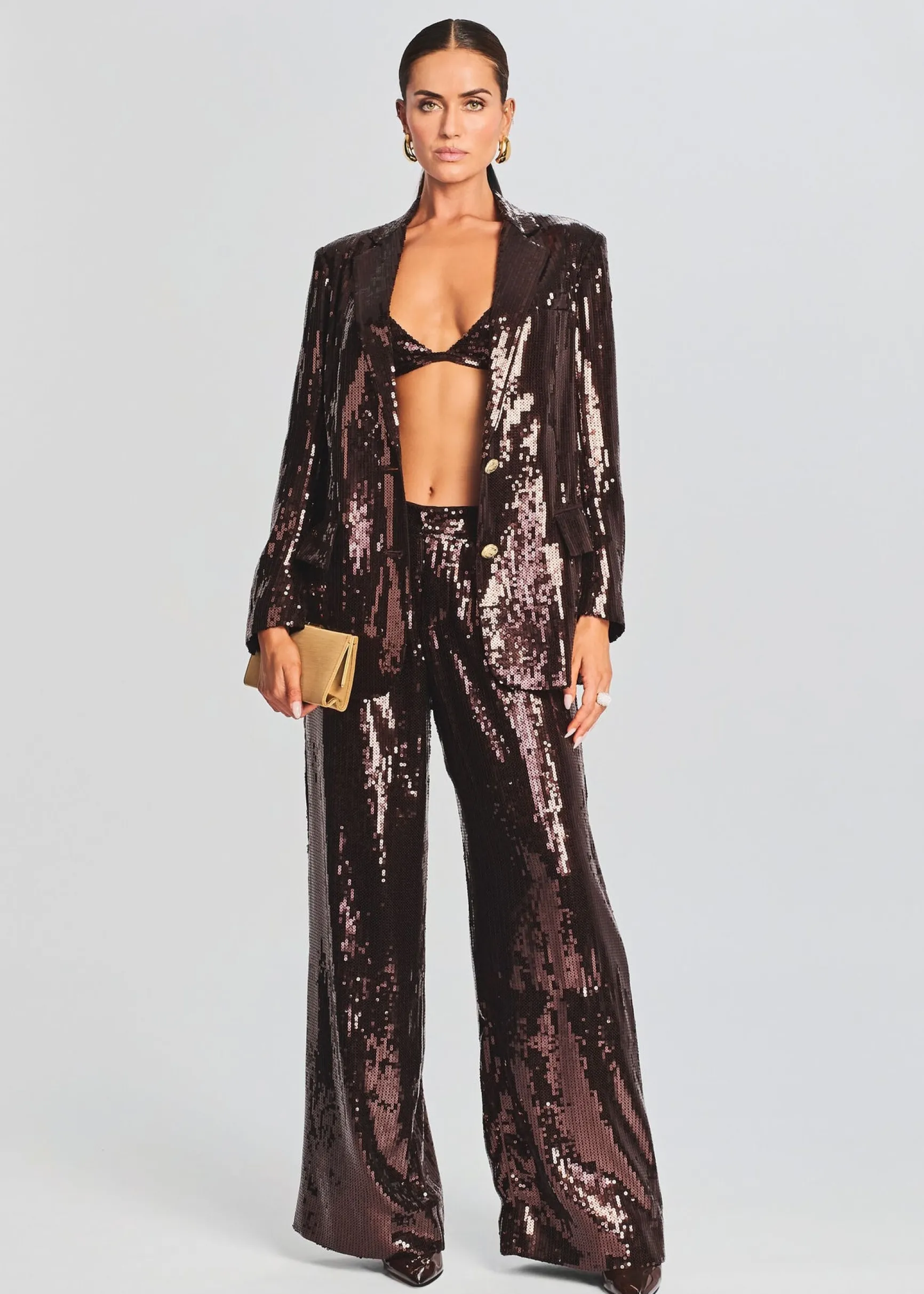 dawn_sequin_blazer_1-1.webp Neutral Moments*Retrofete Dawn Sequin Blazer Dark Chocolate