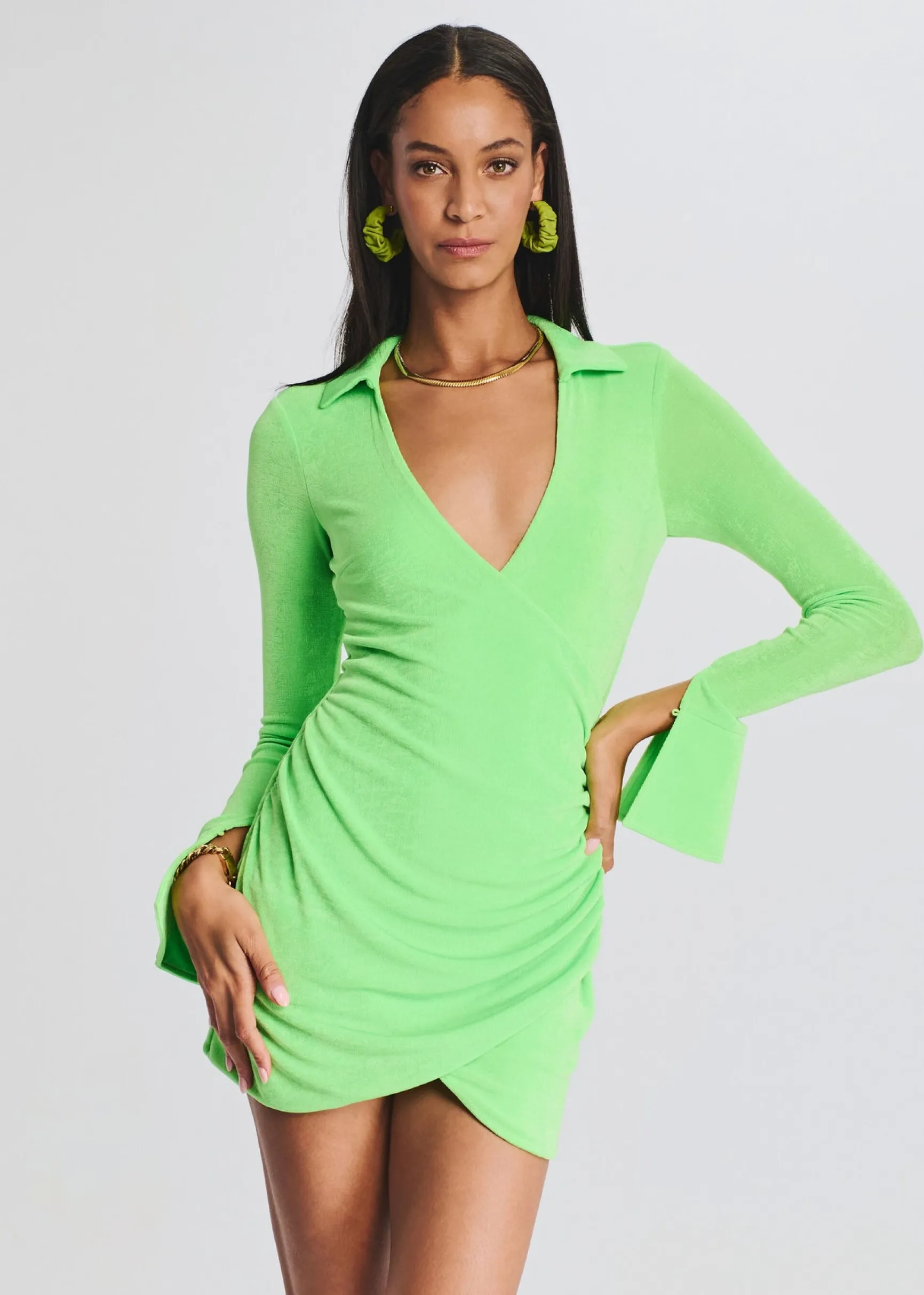 daytona_dress_1.webp Day to Night*Retrofete Daytona Dress Lime
