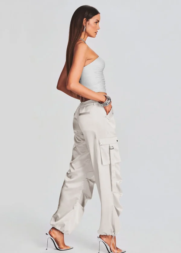 Day to Night*Retrofete Debbi Strapless Top Silver