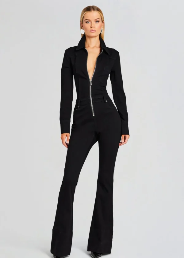 Denim*Retrofete Deedee Denim Jumpsuit Stone Black