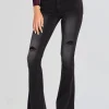 Bottoms*Retrofete Demi Mid Rise Jean Midnight Terry