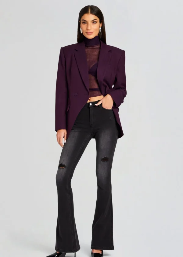 Denim*Retrofete Demi Mid Rise Jean Midnight Terry