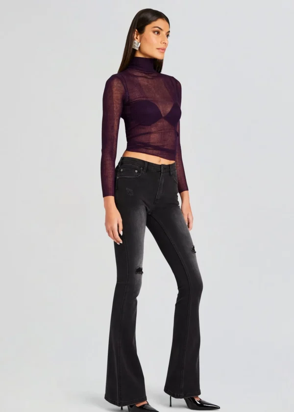 Denim*Retrofete Demi Mid Rise Jean Midnight Terry